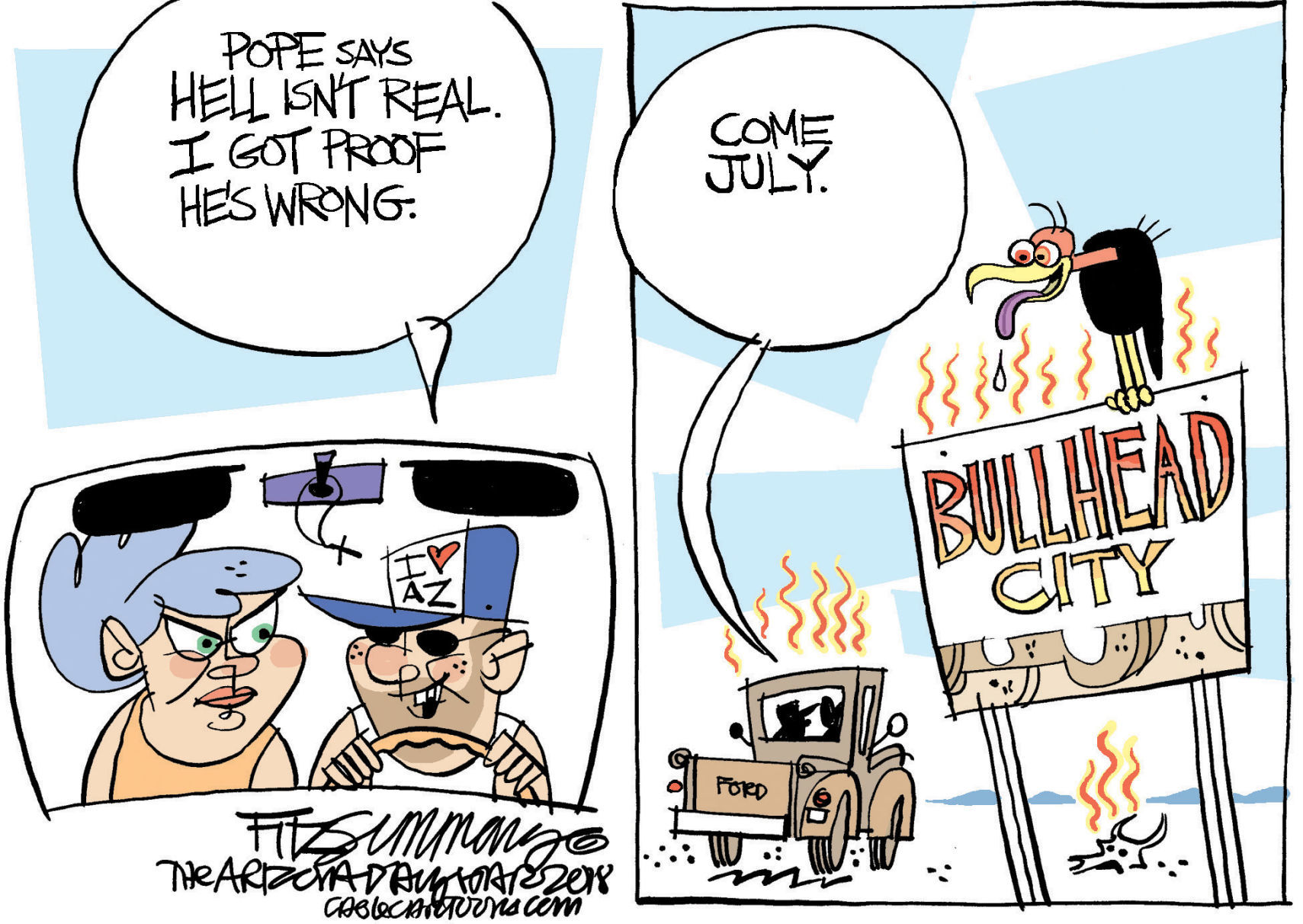 Daily Fitz Cartoon: Pope